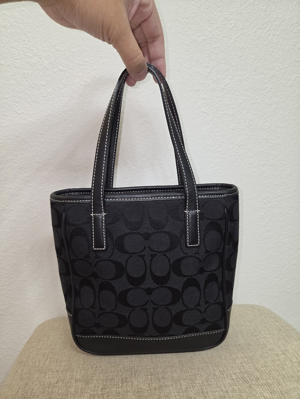 Coach Signature Mini Lunch Tote